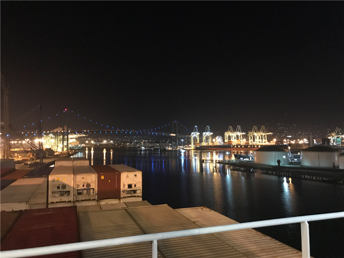 OOCL MEXICO靠港洛杉矶(在GTA5里去过好多次,终于来啦)